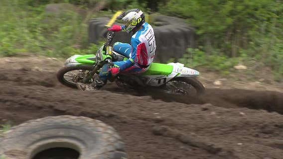 Franklin High School senior tears it up in motocross