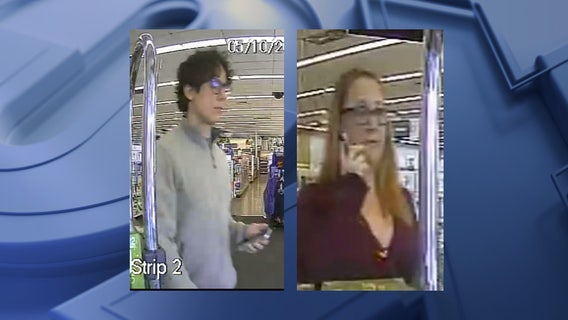 Brookfield vehicle break-in, retail theft; police seek 2 suspects