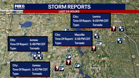 Dodge County tornadoes, NWS confirms 4 touched down Thursday