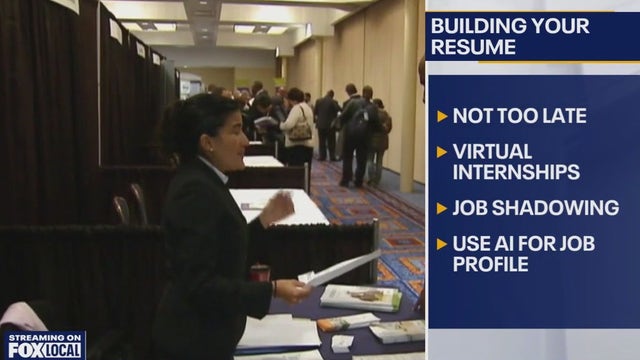 Tough job market for new grads; advice for building resume