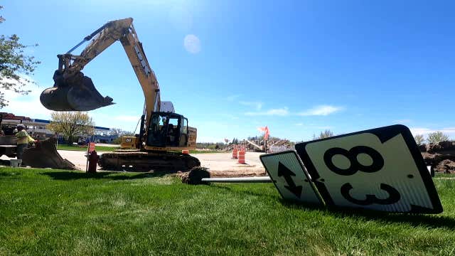 Waukesha County wedding venue; construction part of the ceremonies