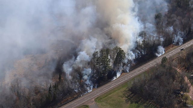 Wisconsin elevated fire danger; burn permits suspended in 30 counties
