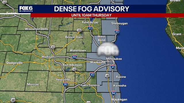 Wisconsin dense fog advisory until 10 a.m. Thursday; what to expect
