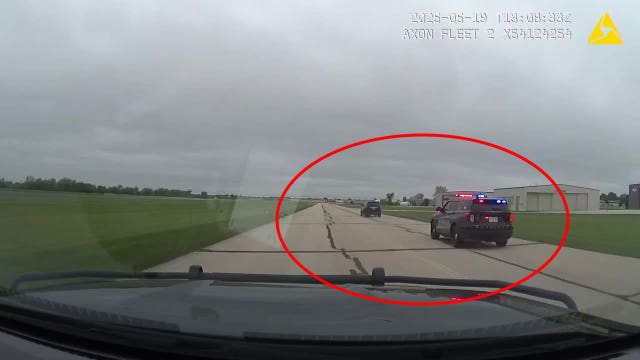 Fond du Lac Sheriff's Office chase; dashcam video of miles-long pursuit