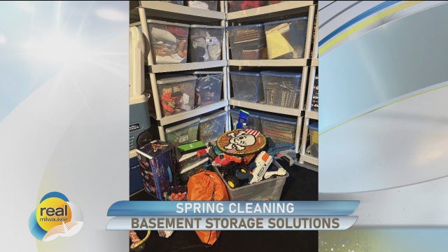 Spring cleaning; Basement storage solutions