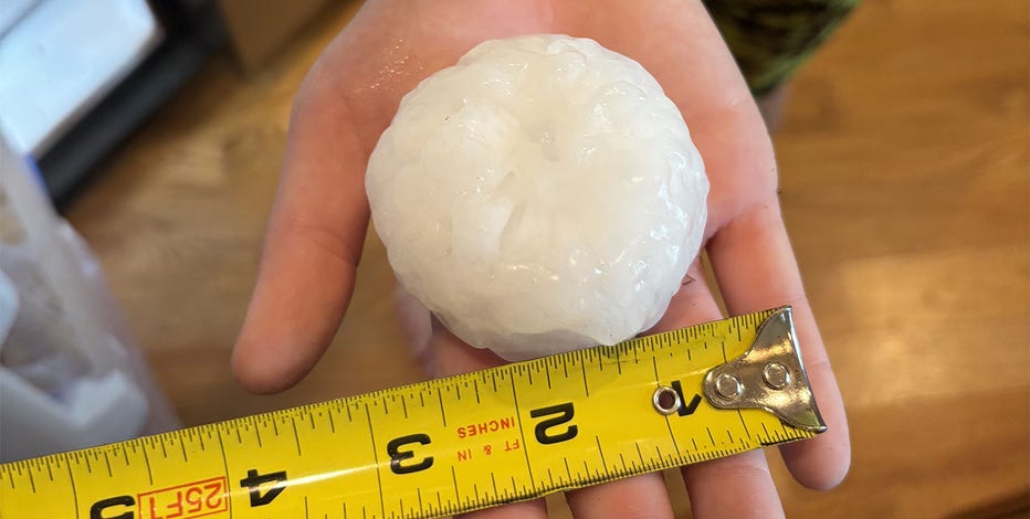 Wisconsin hail size reports; severe weather Thursday, May 15