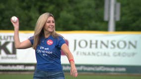 Kenosha Kingfish 'Strike Out Cancer' Night; survivor tosses 1st pitch