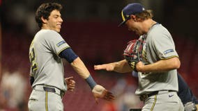 Brewers beat Reds; Christian Yelich's homer powers 8th straight win