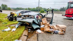 Racine County 3-vehicle crash; 1 driver hurt