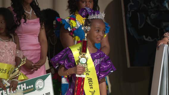 Juneteenth Scholarship Pageant in Milwaukee, kids 'open up'