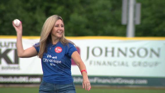 Kenosha Kingfish 'Strike Out Cancer' Night; survivor tosses 1st pitch