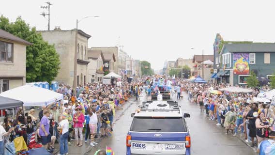 Milwaukee Pride Parade; rain did not dampen spirit of thousands