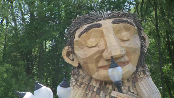 Wauwatosa troll sculpture's popularity stirs up traffic, parking concerns