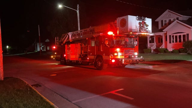 Kiel house fire near 6th and Chicago; stovetop left on; $25K in damage