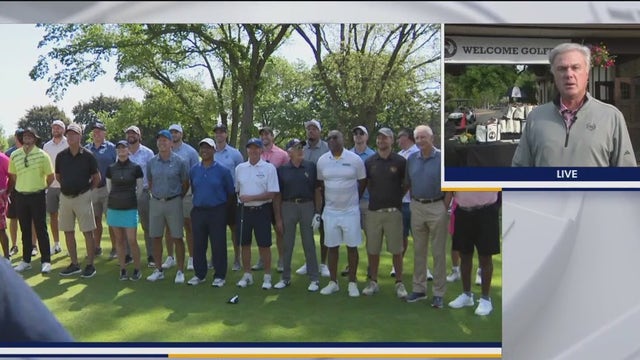 Lombardi Golf Classic in Menomonee Falls, celebrities hit the links