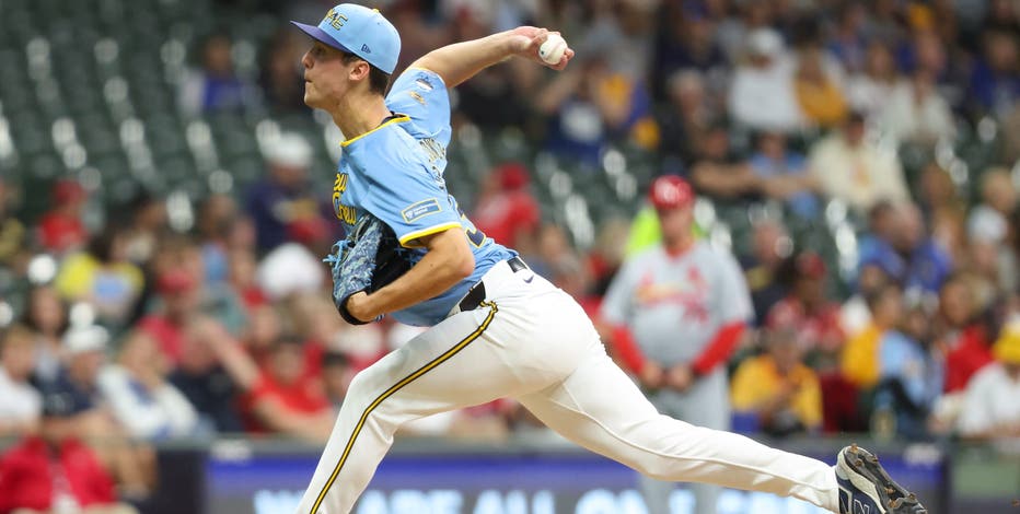 Brewers beat Cardinals; Misiorowski dominates before departing MLB debut with leg cramps