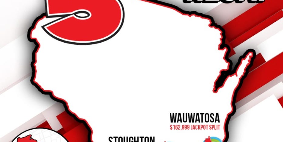 「good evening」 $162,999 Badger 5 jackpot split among three winning tickets | FOX6