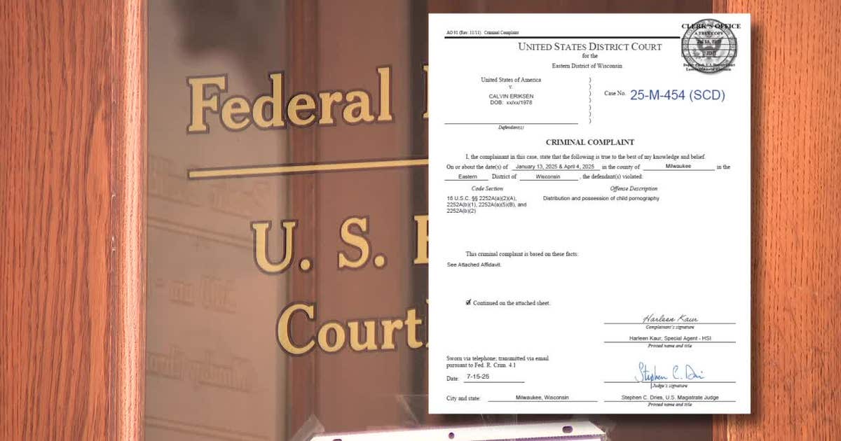 Former Wisconsin surgeon sentenced to prison for child porn