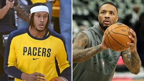 Bucks waive Damian Lillard, sign Myles Turner: report