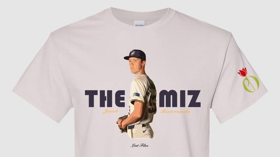 Milwaukee Brewers announce Misiorowski 'The Miz' t-shirt giveaway