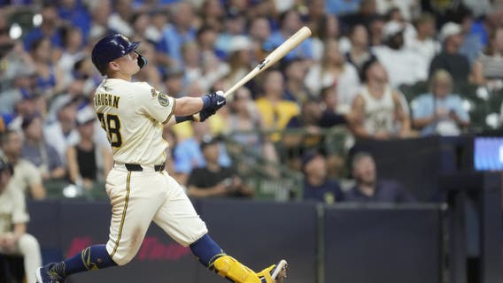Brewers beat Cubs; Andrew Vaughn hits grand slam, drives in 6 runs