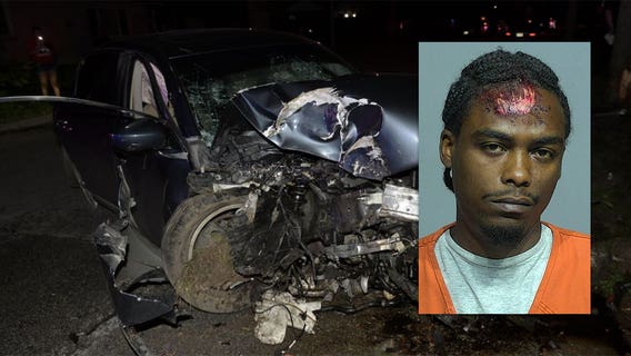 Milwaukee police chase, man fleeing officers crashes into tree