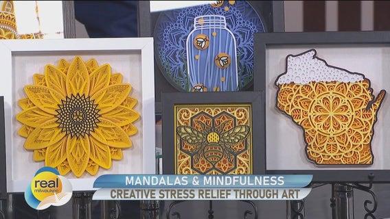 Mandalas & Mindfulness; Creative stress relief through art