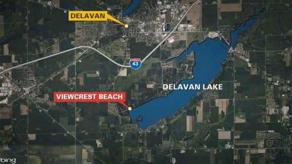 Delavan Lake reported drowning, Texas man dead