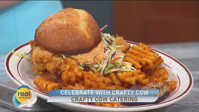New catering options at Crafty Cow; see the menu items