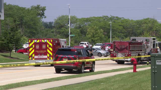 Vehicle crashes into building in Greenfield, driver injured
