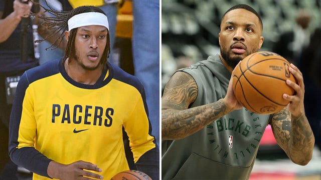 Bucks waive Damian Lillard, sign Myles Turner: report