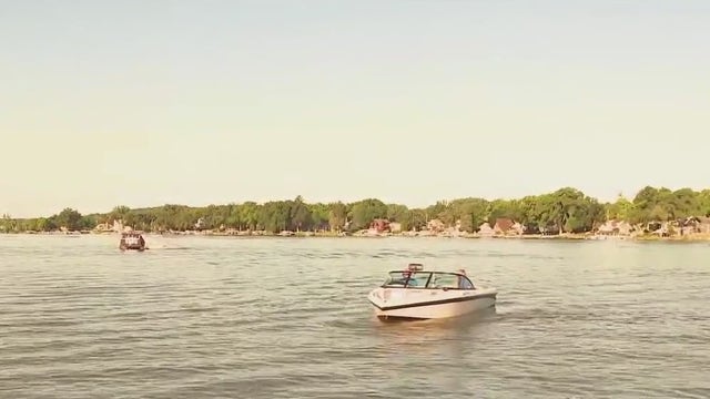 The Muskego Water Bugs perform free water ski shows during the summer