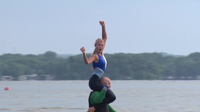 Arrowhead graduate shows perseverance, strength through waterskiing