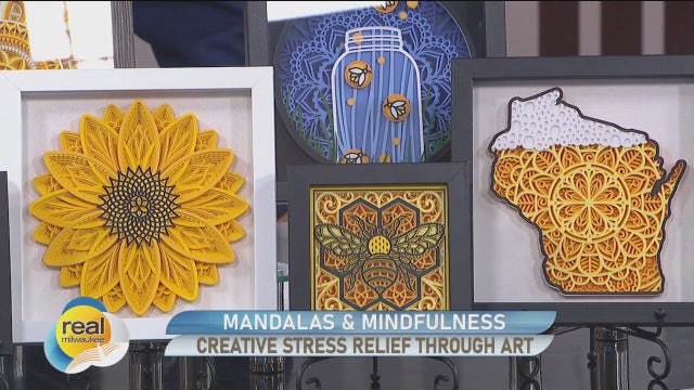 Mandalas & Mindfulness; Creative stress relief through art