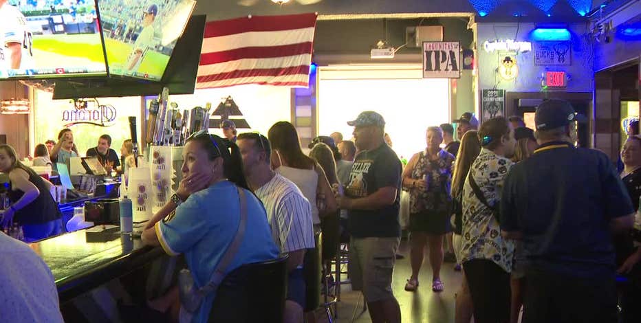 Brewers fans brave the heat for love of baseball as team plays Cubs