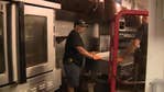 Wauwatosa flood damage; Café Hollander kitchen damaged by water