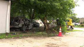 Milwaukee police chase ends in crash into Glendale home; 3 arrested