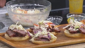 Epic brisket flat sandwich & brisket deviled eggs: recipes