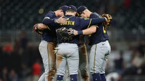 Brewers beat Braves, improving best record in majors