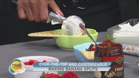 Over-the-top and customizable; Making banana splits