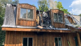 Mukwonago house fire, crews get creative to extinguish flames