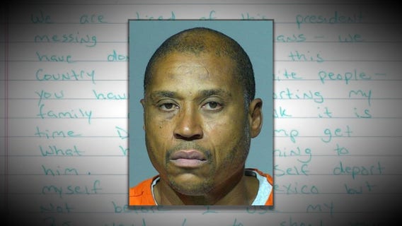 Undocumented man framed for Trump, ICE threats; accused in court