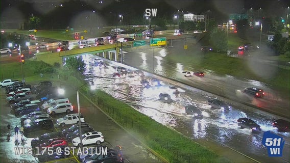 Southeast Wisconsin flooding, roadway closures in metro area