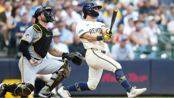 Brewers pound Pirates in Milwaukee; Crew wins 12th in a row