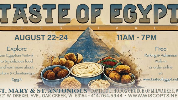 Taste of Egypt Festival in Oak Creek, walk in or order online