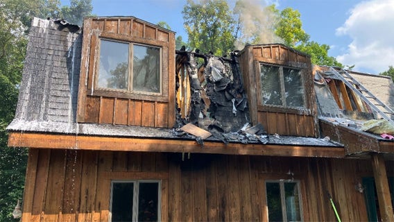 Mukwonago house fire, crews get creative to extinguish flames
