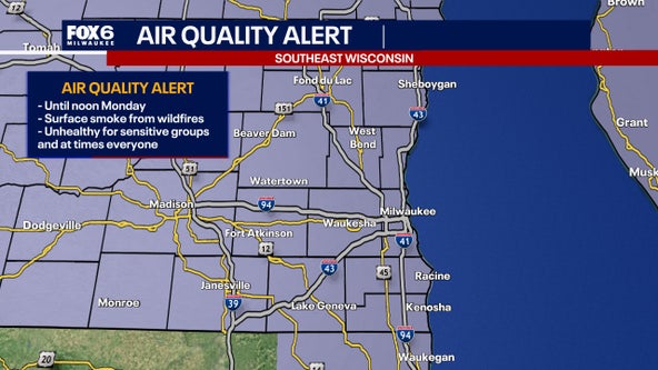 Wisconsin air quality alert extended due to wildfire smoke; what to know