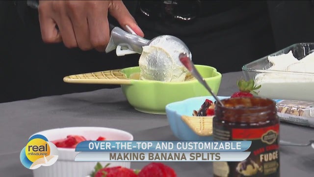 Over-the-top and customizable; Making banana splits