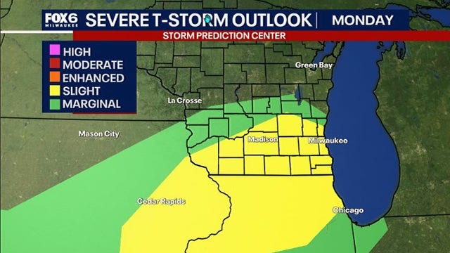 Southern Wisconsin severe storms, heavy rain, flooding possible