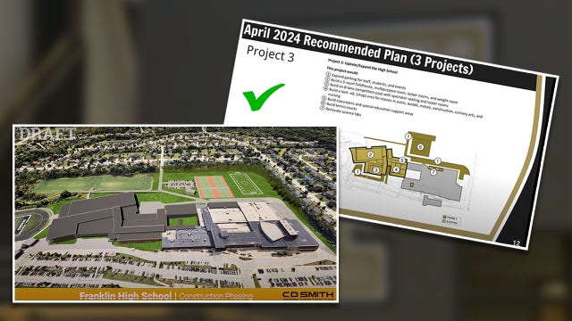 Franklin High School athletic field plans change, irking neighbors